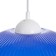 Bayerlux suspension Bayerlux "Wave" E27 15W blue 40x40x18 (+60) cm