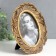 Photo frame Polystone 10x15 cm "Sheep of grass" gold 16.5x20.5 cm