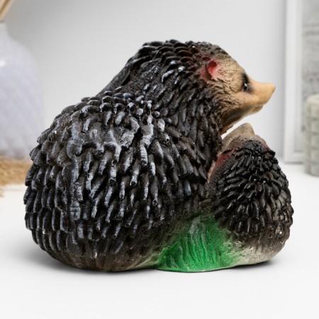 Piggy bank "Two hedgehogs" 18x15x14cm-2