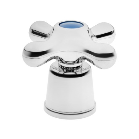 Handle on the mixer "Cross 67" 80067, for a crane-box with a rod under a square, plastic, chrome-1