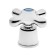 Handle on the mixer "Cross 67" 80067, for a crane-box with a rod under a square, plastic, chrome
