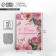 Postcard "Happy Birthday", flowers, glitter, 18 × 12 cm
