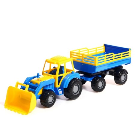 Tractor with trailer No. 2 and bucket "Master", MIX colors-4