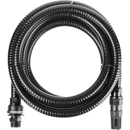 The suction hose, with a filter and a check valve, d = 25 mm (1 "), l = 4 m