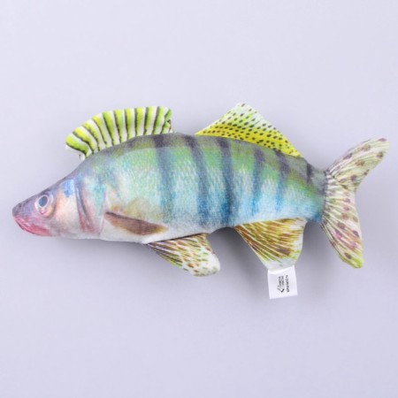 A toy for cats with mint "pike perch" from textiles, 20 cm-4