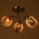 Roshel chandelier 3x60W E27 chrome 42x42x26cm.