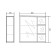 Cabinet-mirror Versailles Right 55