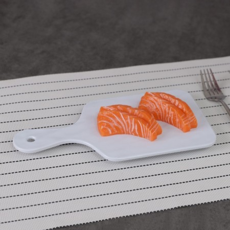 Serve dish "White East", 25.5 × 12.7 × 1.5 cm, white color-8