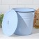 Bucket, 12 l, with a lid, blue color