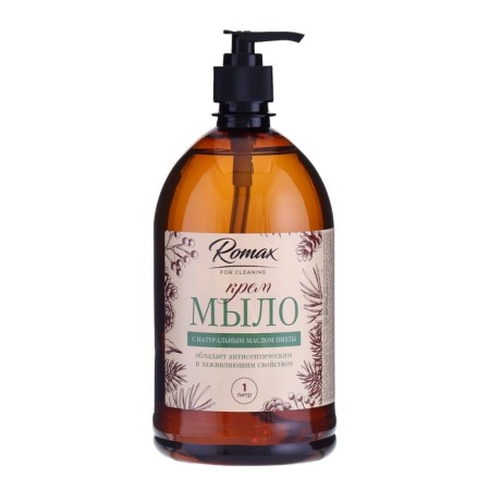 Romax soap cream with natural fir oil, 1 liter