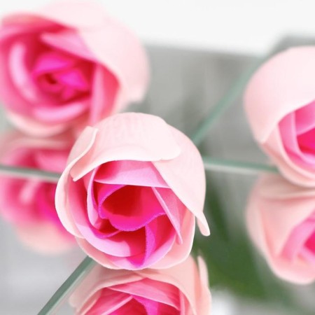 Soap roses, three -color, set of 3 pcs.-4