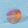 Pocket mirror "sunset", d = 7 cm, multi -colored