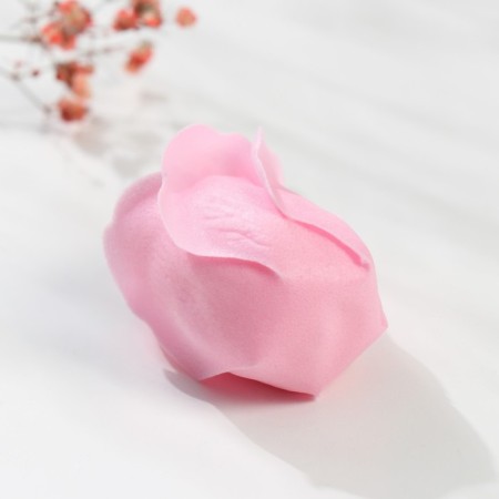 Soap petals "Bun Rose. Light pink" 3.5x3.5x4 cm-1