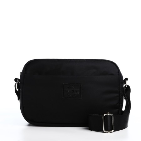 Bag Cross-Bodi with a zipper, black color