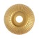 Rittle cup for Ushm tundra, wood, convex, 100 x 22 mm