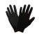 Garden, nylon gloves, with latex impregnation, size 10, black, Greengo