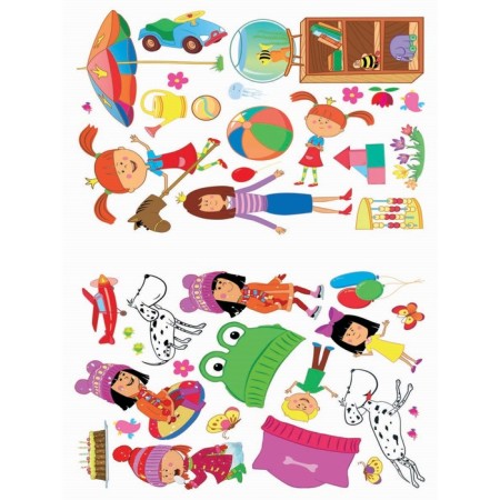 Reusable stickers with your favorite cartoon-1