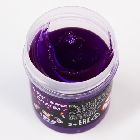 Slime "Girl with pigtails", purple-2