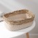 Basket for storage laid handmade Daulaan "Rita", 30 × 20 × 12.5 cm, brown color