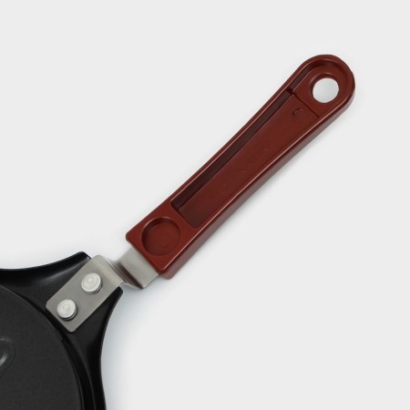The frying pan “Kitik”, D = 14 cm, plastic handle, anti -stick coating, black color-4