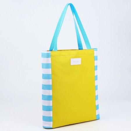 Bag Women's Beach Nazamok, 40x40cm, yellow color-2