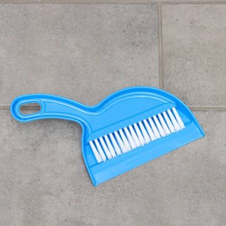 Cleaning set, brush, scoop, color mix-6