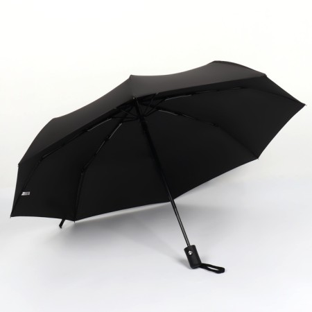 Automatic umbrella "monoton", 3 additions, 8 spokes, r = 48 cm, black color-2