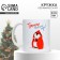 Ceramic Penguin mug, 320 ml, white color