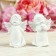 Souvenir Polystone "Snowty angel in the dress - Joy" MIX 7x5x3 cm