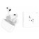 Wireless headphones Borofone BW20, inserts, TWS, microphone, BT 5.1, 30/250 mAh white