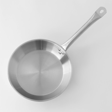 Hanna Knövell stainless steel pan, d = 26 cm, h = 5 cm, wall thickness 0.6 mm, handle length 25 cm, induction-8
