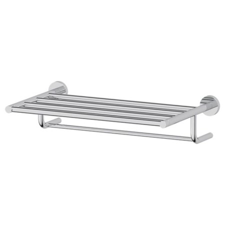 Shelf for towels with a barbell, width 50 cm, chrome