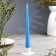 Antique candle, 2.3x 24.5 cm, 5 hours, 55 g, blue