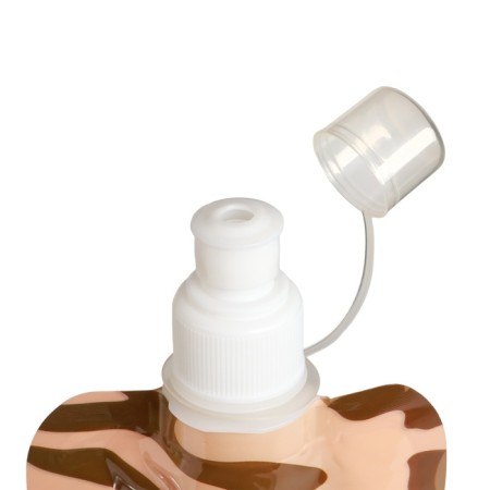 Water flask, 400 ml, "camouflage", 26 x 12 cm, brown-2