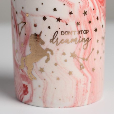 Ceramic glass with embossing, "unicorn", 8 x 9.5 cm-5
