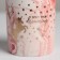 Ceramic glass with embossing, "unicorn", 8 x 9.5 cm