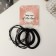 Hair elastic band "Milena" (set 4 pcs) beads, 4 cm, mix
