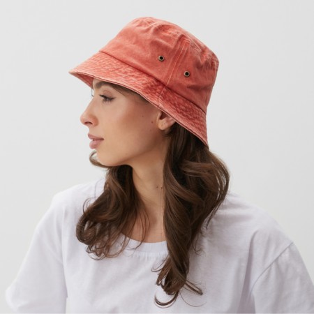 Panama monophonic minku color red, size 56-58-2
