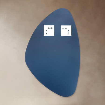 Mirror "triangle Figure", wall, 76x47 cm-2
