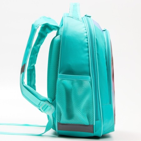 School backpack with an ergonomic back, 37x26x15 cm, cold heart-4
