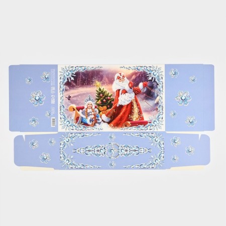 The prefabricated box - Santa Claus and Snow Maiden, 18 x 28 x 10 cm, New Year-6