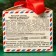 New Year. Chocolate bomb with Marshmallow "Letter Santa Claus", milk chocolate, 38 g