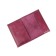 Passport cover, card for maps, burgundy color