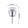 Bottom valve Ledeme L67W, for a shell, brass, white cover