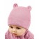Children's cap Amarobaby Fashion Bear, size 38-40, pink color