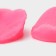 Mold Dolyana "Rose petal", silicone, 2 items, 6.7 × 6.2 cm, pink color