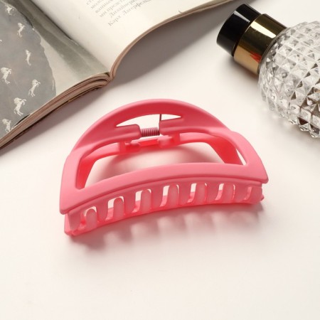 Hair crab "Leon" arc matte geometry, 10 cm, mix