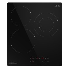 Варочная поверхность HOMSair HVC43DBK, электрическая, 3 конфорки, сенсор, чёрная