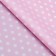 Matte film "large peas" pink, 0.58 x 0.58 m