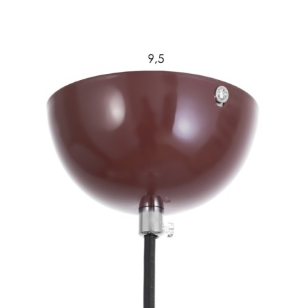 Lamp "ALVA" G9 40W Red 12x12x18-118 cm-5